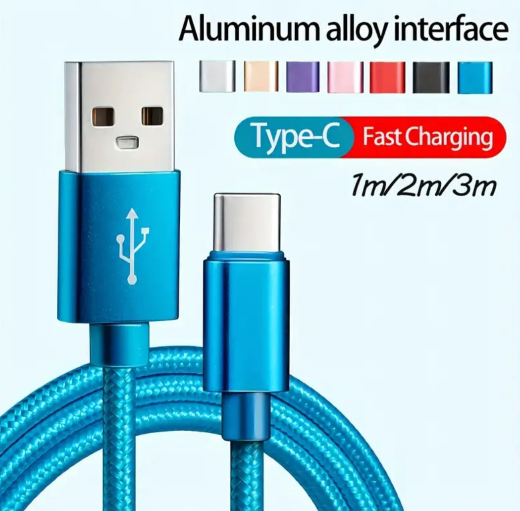 USB Type-C Cable Fast Charging Data Cord