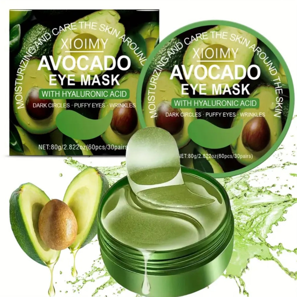 60pcs Xioimy Avocado & Hyaluronic Acid Eye Mask