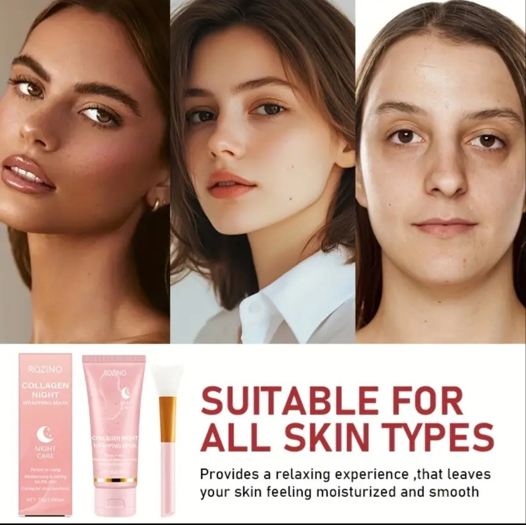 [Instant Lifting And Firming, Seven-In-One Sleep Mask]Collagen-Rich Moisturizing Night Mask