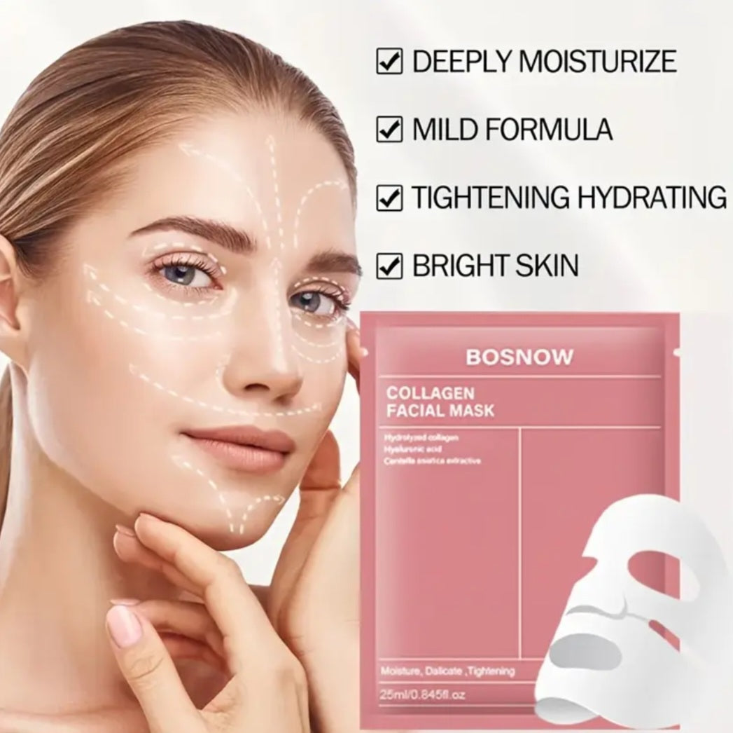 5pcs Instant Lifting Collagen White Mask