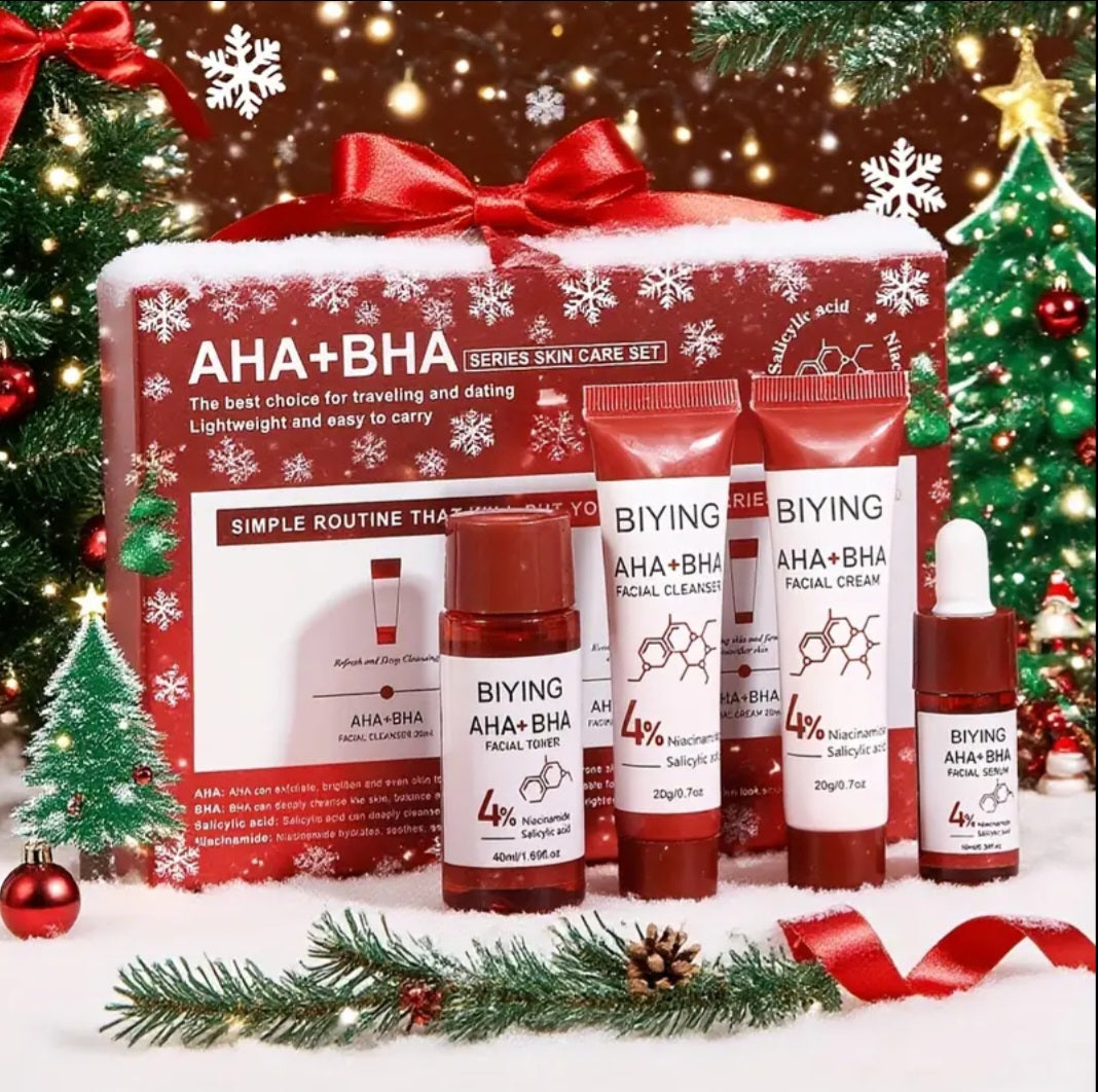 4pcs/set,AHA BHA Skincare Gift Set