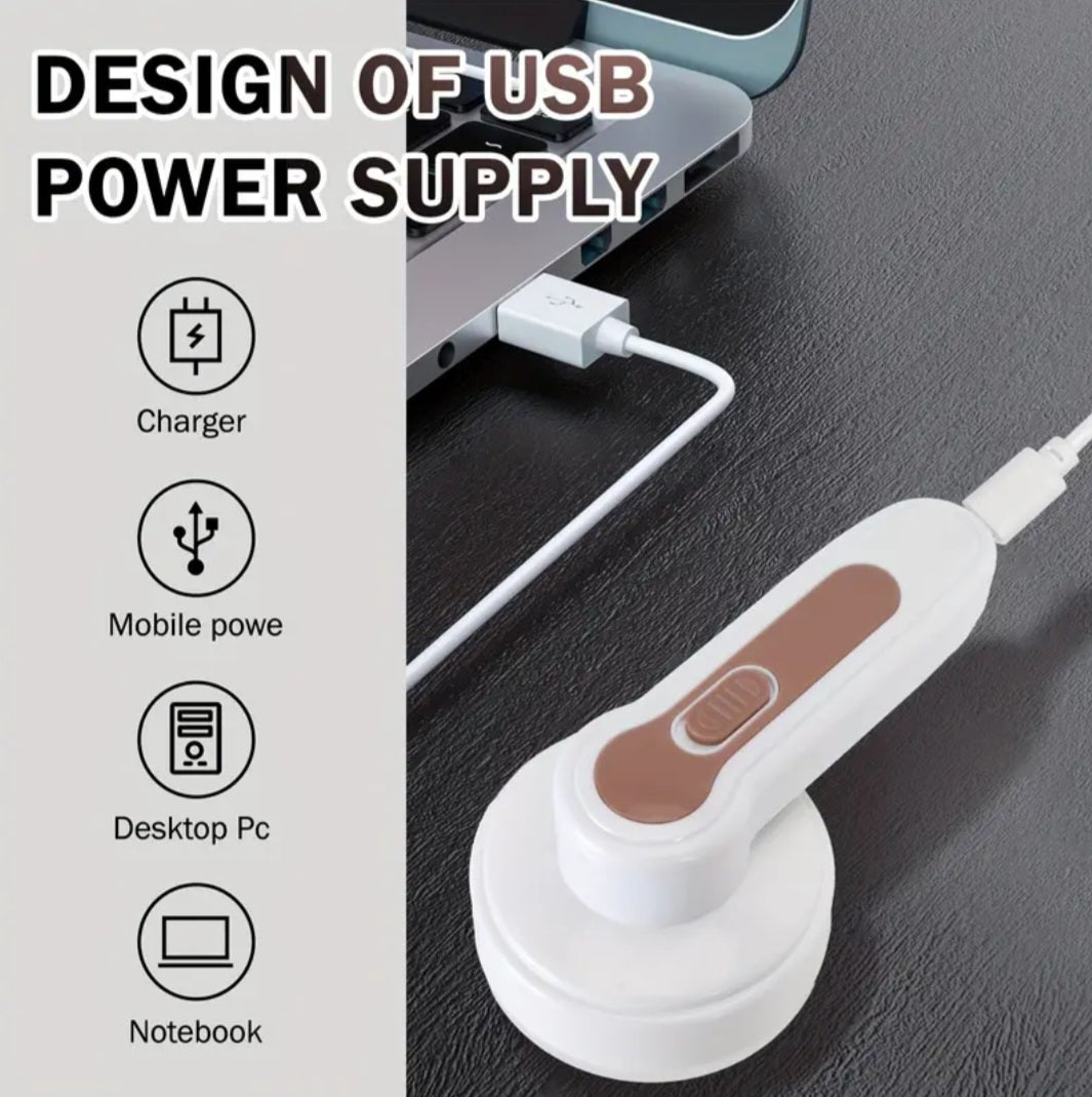 Rechargeable Electric Lint Remover, Portable Shaver for Clothing, Furniture, and Carpet