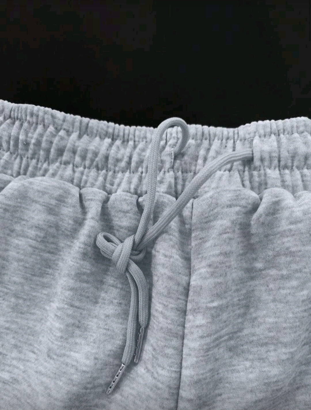 Men's Solid Color Drawstring Waist Pocket Casual Loose Sweatpants