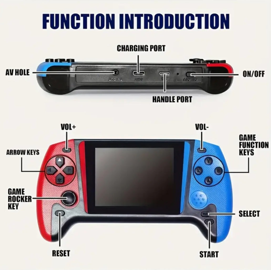 500 Games New High-Definition Portable Vintage Game Console