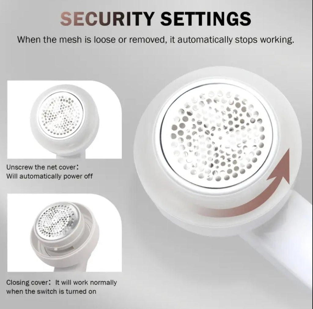 Rechargeable Electric Lint Remover, Portable Shaver for Clothing, Furniture, and Carpet