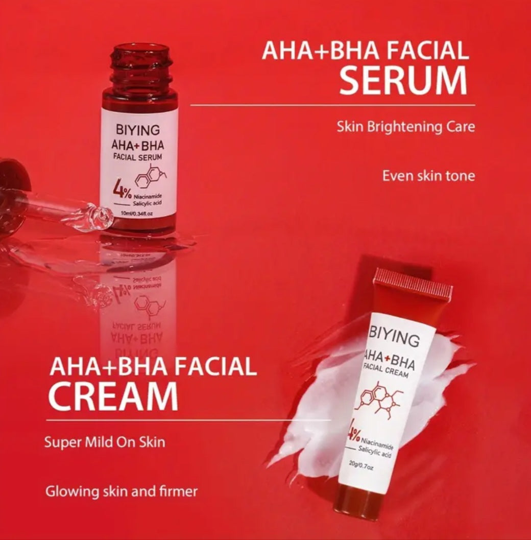 4pcs/set,AHA BHA Skincare Gift Set