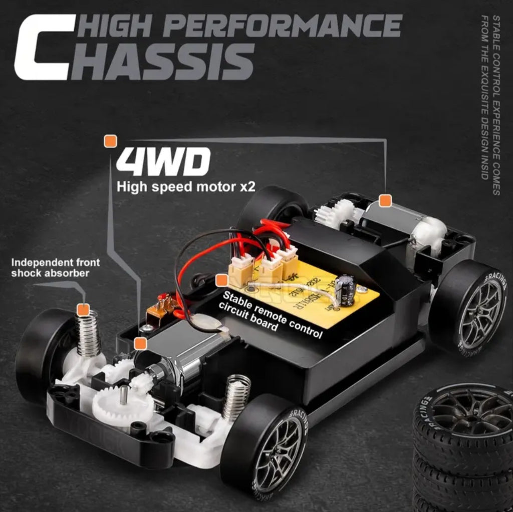 1:24 Scale RC Drift Racing Car with 2.4G Remote Control