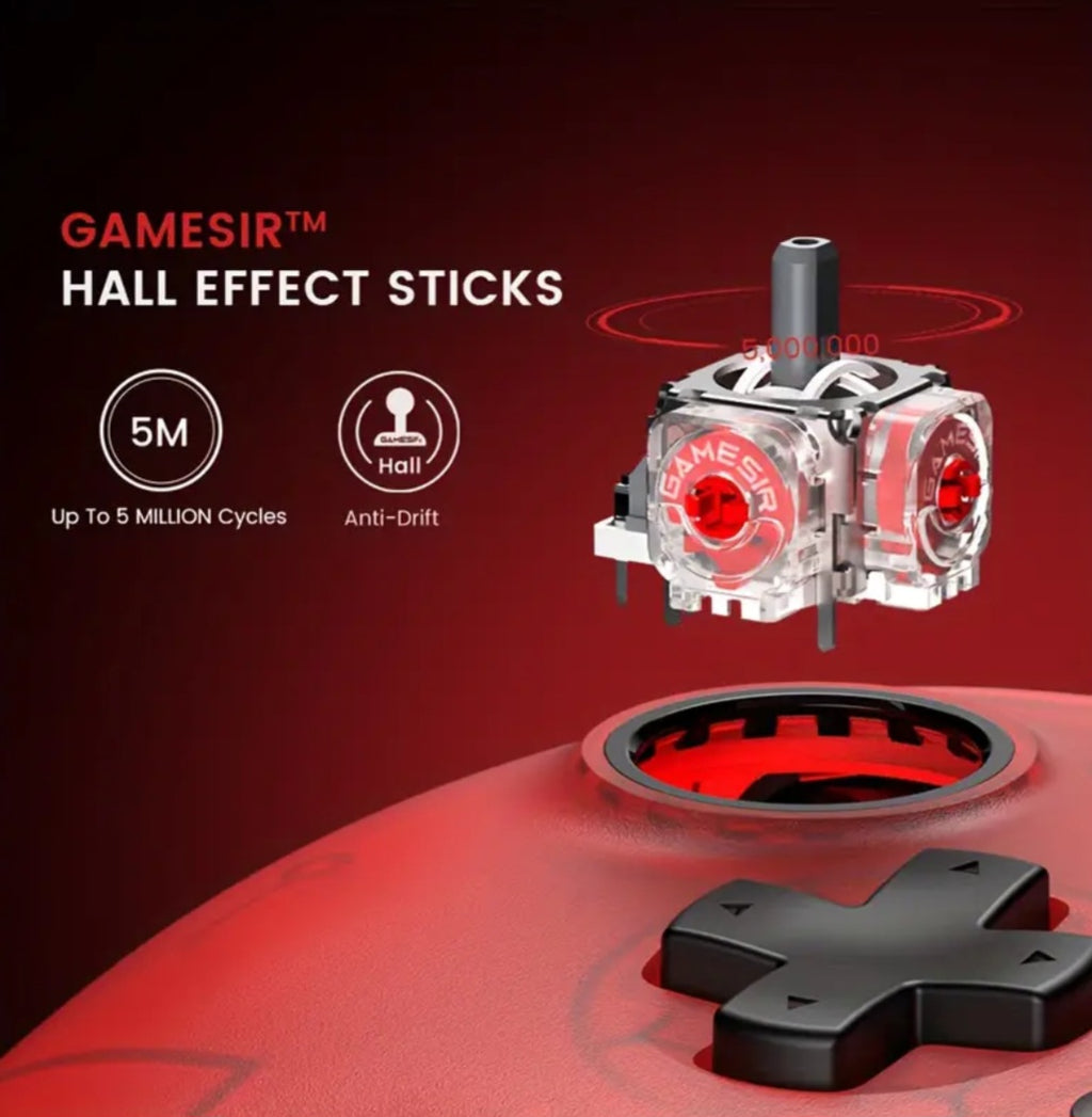 Gamesir T7 Wired Gamepad Featuring Hall Effect Joysticks, Ready for Immediate Use with Xbox Series X/S, Xbox One, Windows 10/11, And Steam, Includes a 3.5Mm Audio Port.