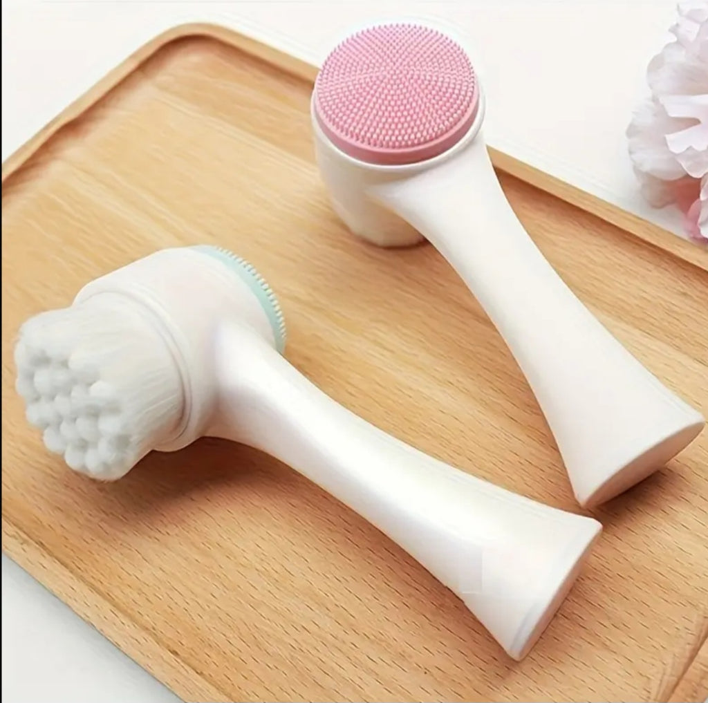 2-in-1 Silicone Facial Cleansing Brush