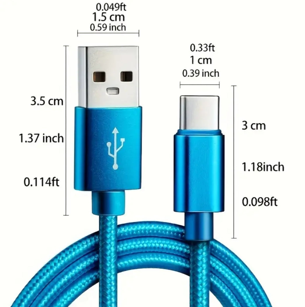 USB Type-C Cable Fast Charging Data Cord