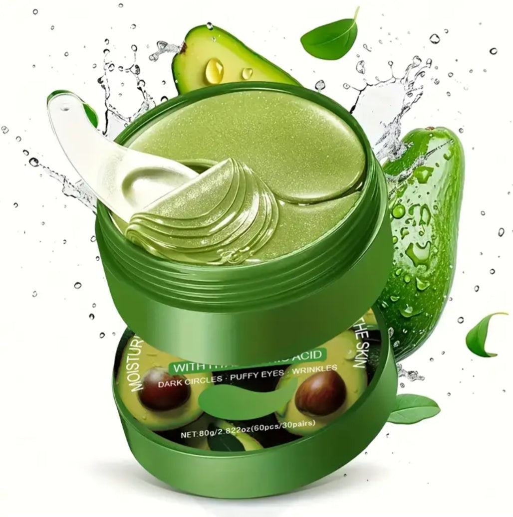 60pcs Xioimy Avocado & Hyaluronic Acid Eye Mask