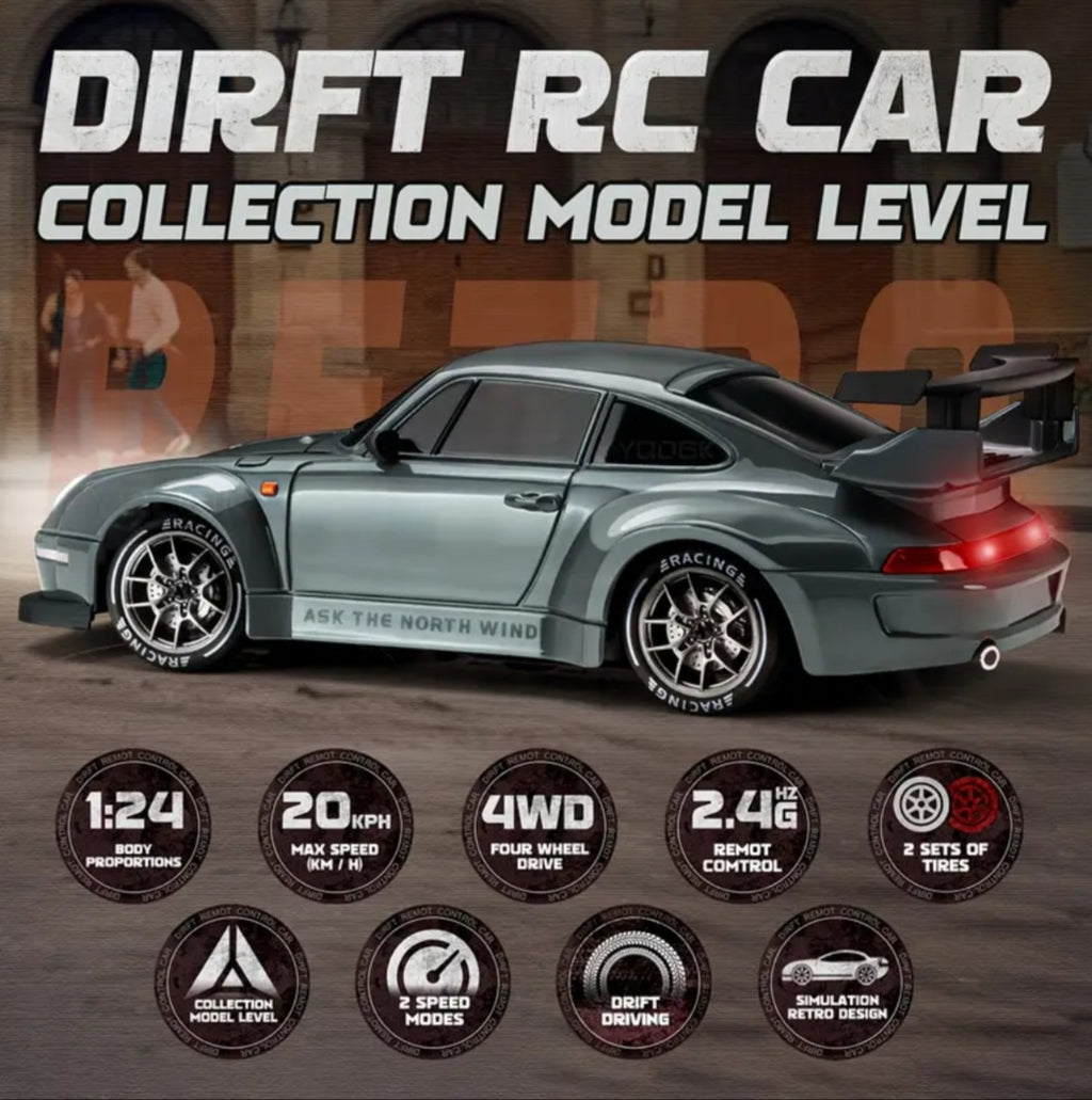 1:24 Scale RC Drift Racing Car with 2.4G Remote Control