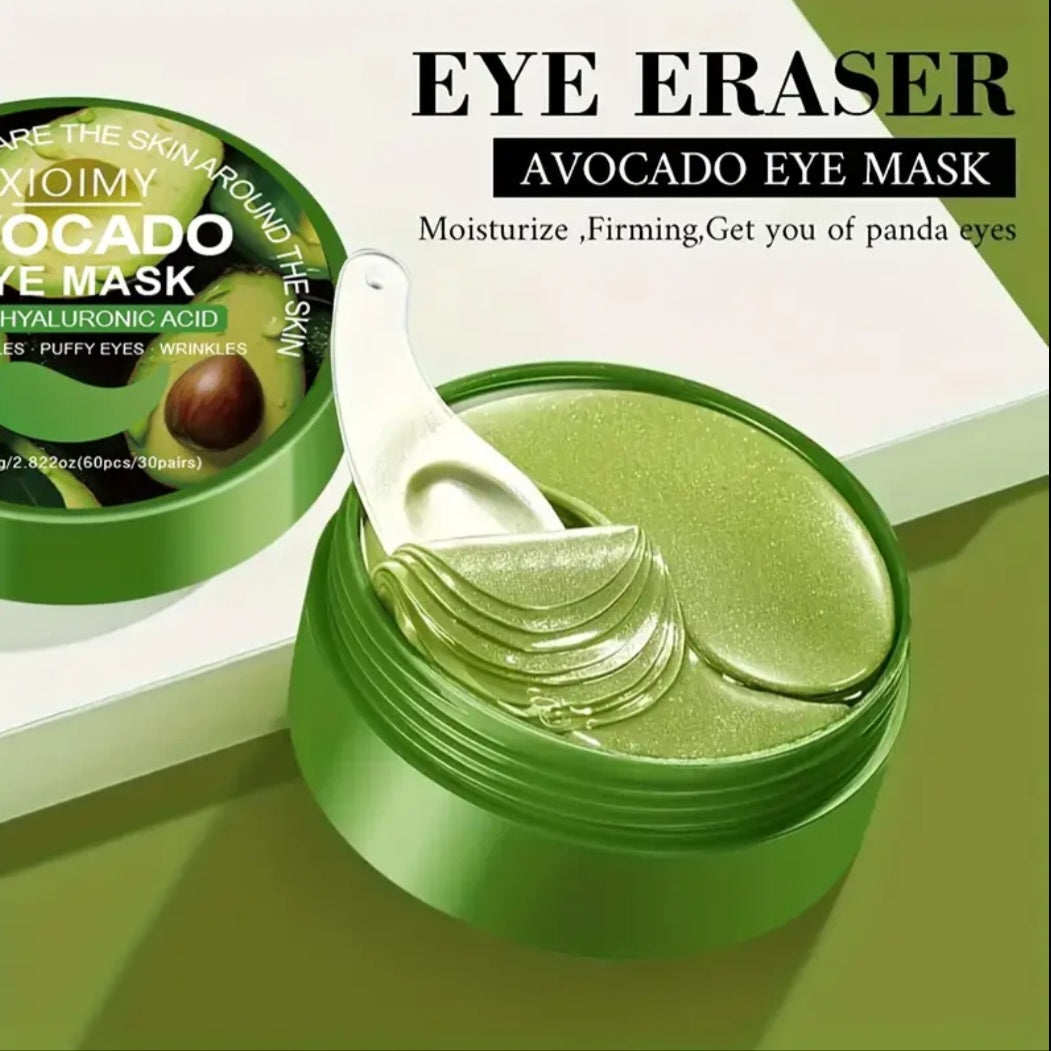 60pcs Xioimy Avocado & Hyaluronic Acid Eye Mask
