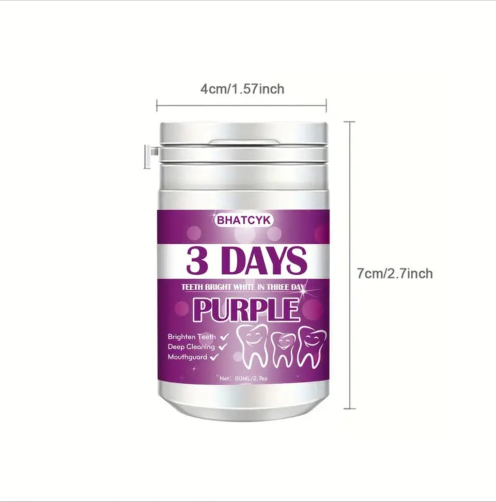 Purple Deep Clean Teeth Whitening Powder
