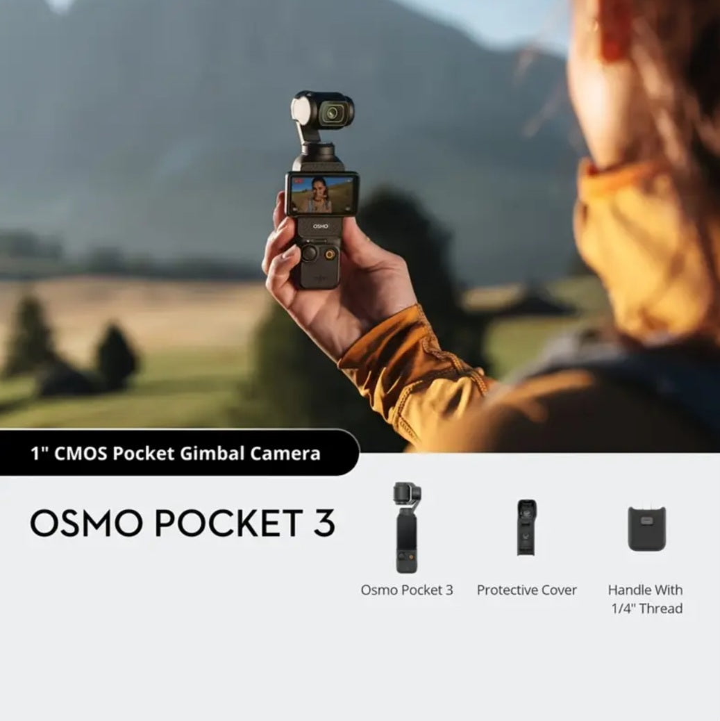 DJI OSMO Pocket 3, a Compact Gimbal Camera