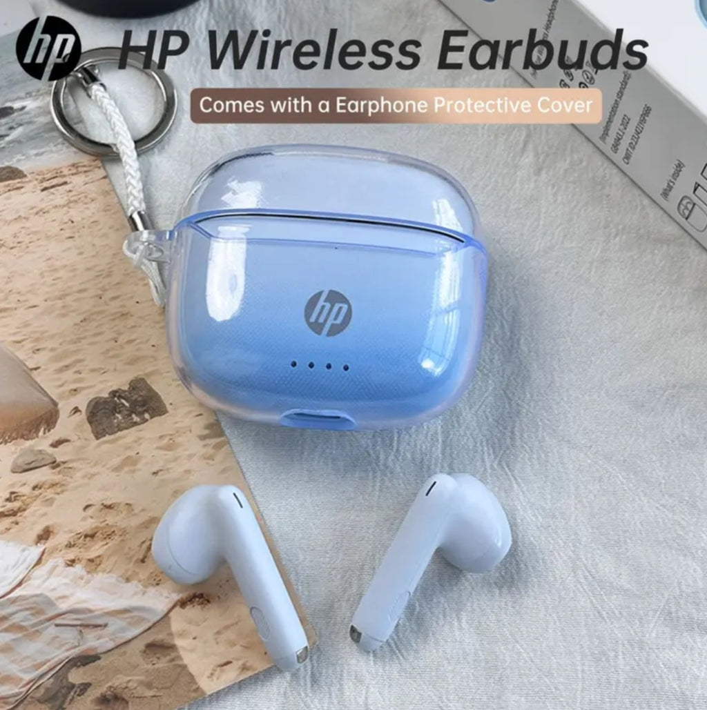 HP Official TWS Wireless Earbuds Bonus Protective Case