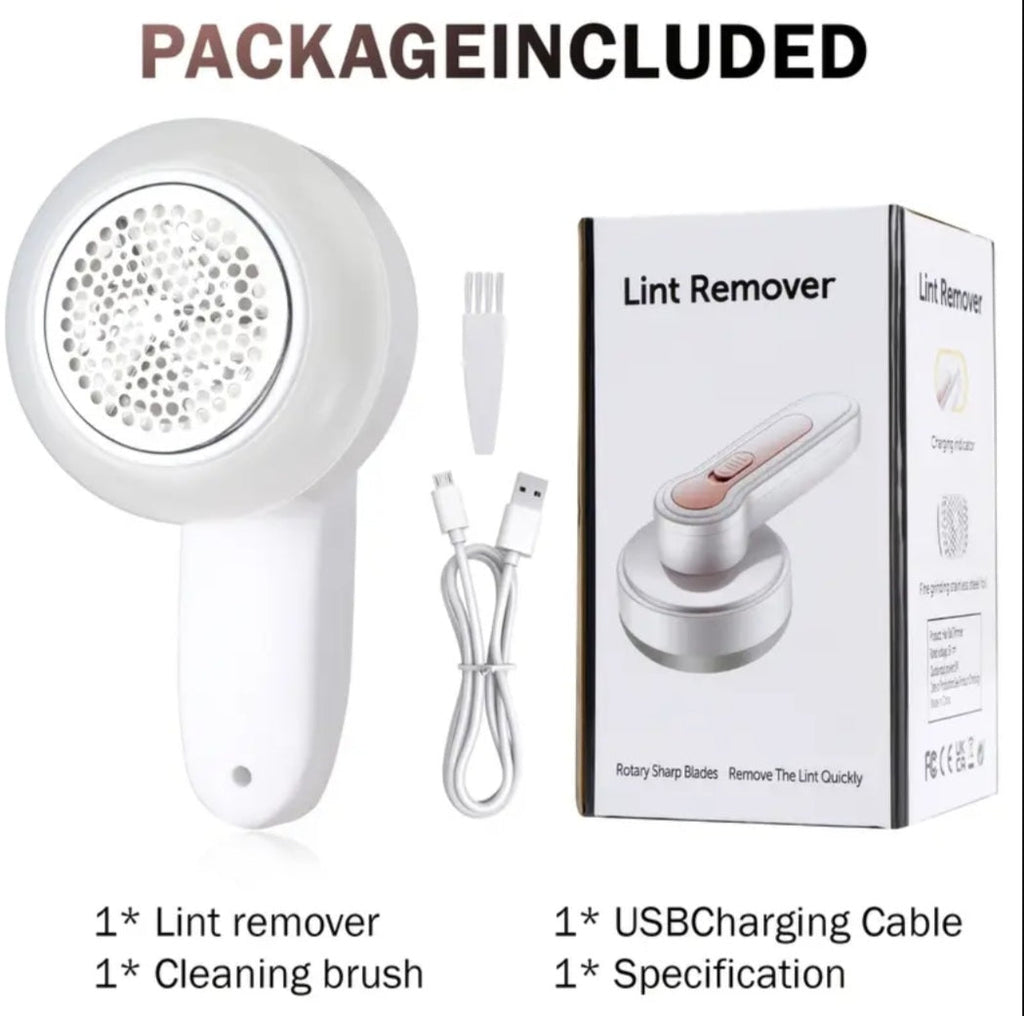 Rechargeable Electric Lint Remover, Portable Shaver for Clothing, Furniture, and Carpet