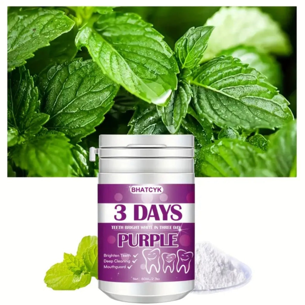 Purple Deep Clean Teeth Whitening Powder