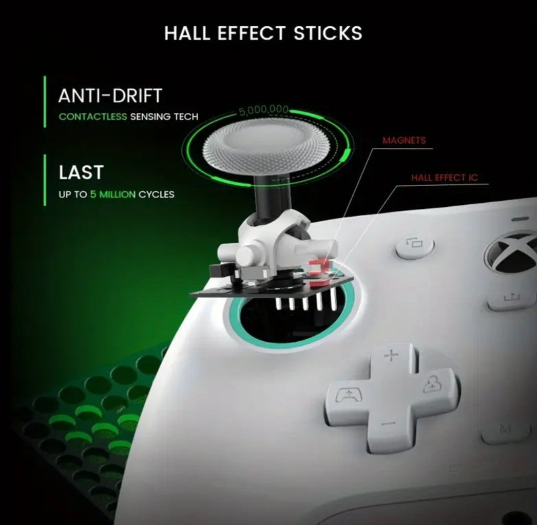 GameSir G7 SE Wired Controller for Xbox Series X|S, Xbox One & Windows 10/11, Plug and Play Gaming Gamepad with Hall Effect Joysticks/Hall Trigger, 3.5mm Audio Jack, Gaming Controller for PC