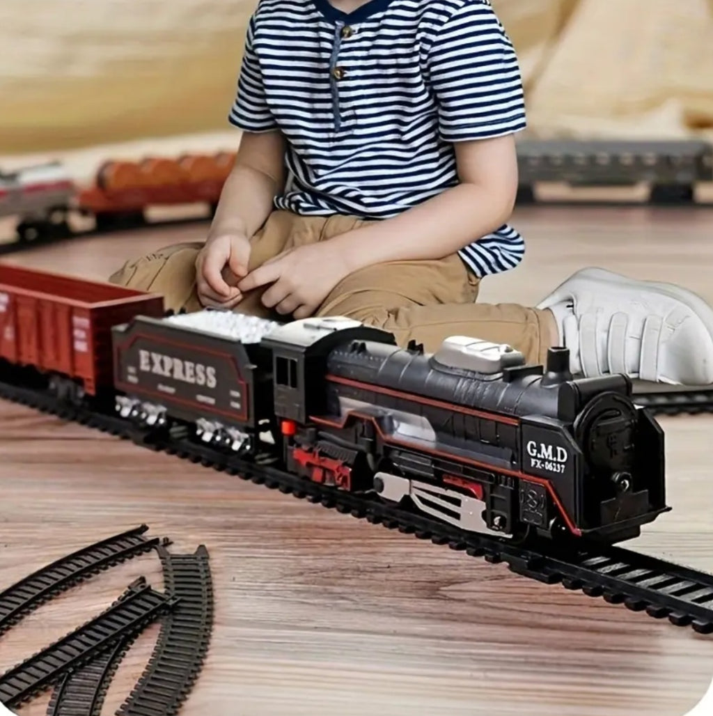 Electric Train Head, Classic Style Red Passenger  Toy